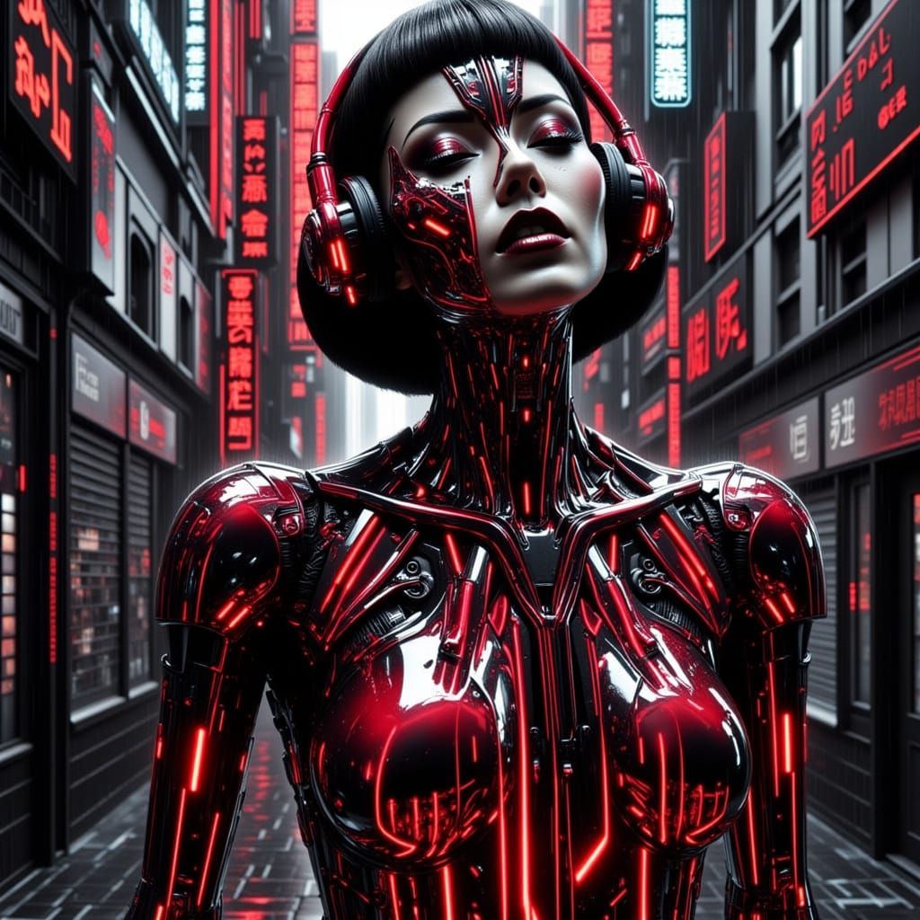 Surreal Cyberpunk Cityscape Unveiled in Neon Haze