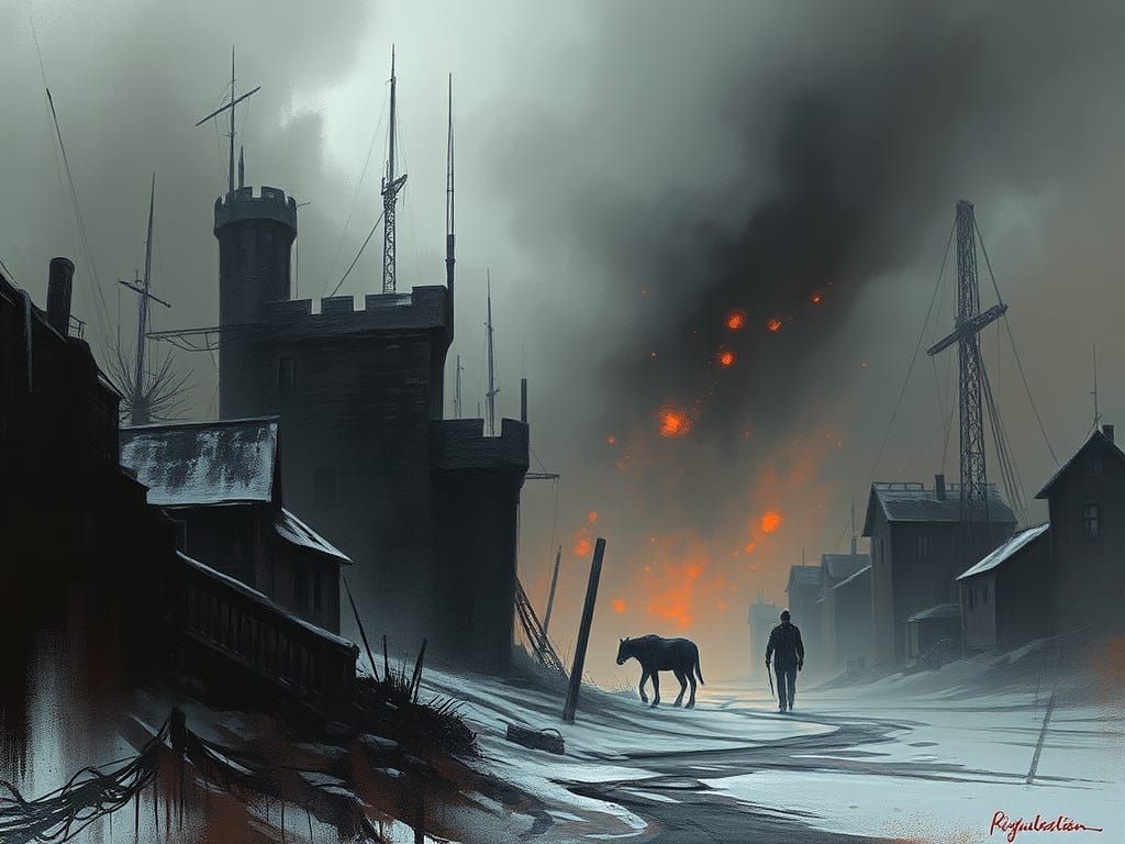 Sinister Figure in Dark Fantasy Style