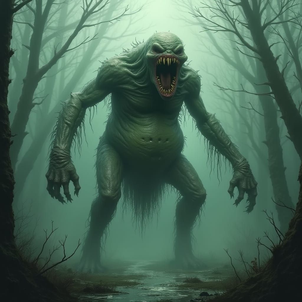 Ghastly Horror Emerges from the Murky Swamp