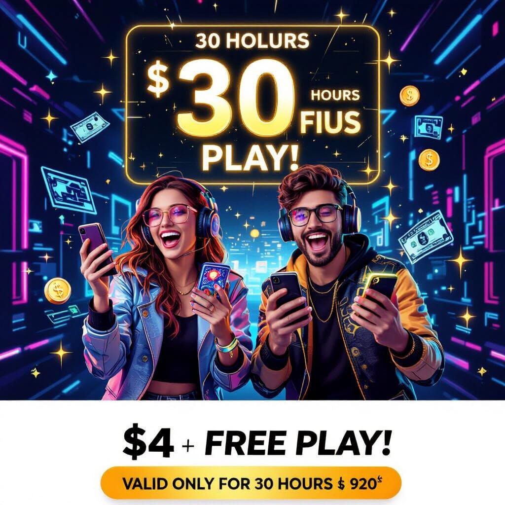 Excited Gamers Celebrate Victory in Neon Cyberpunk Style