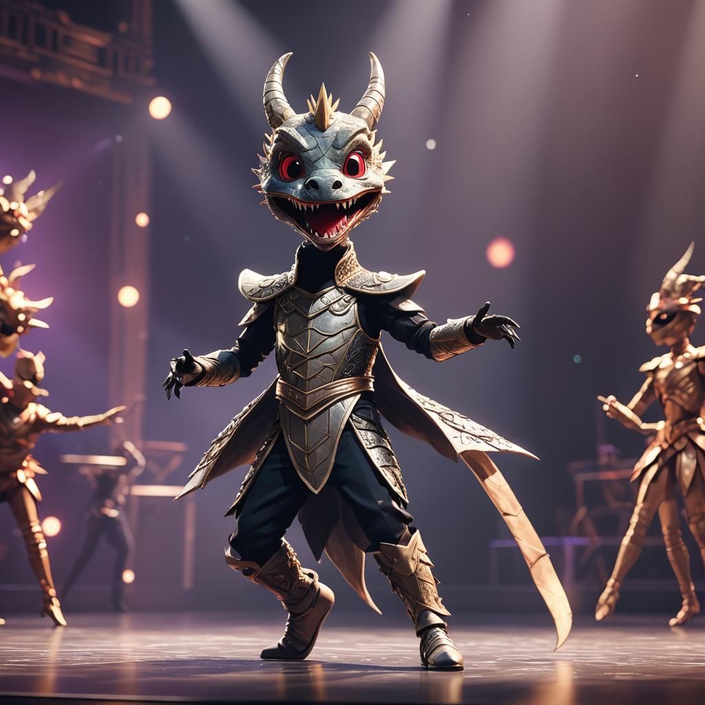 Little Dragon Ballet Performance on The Masked Singer