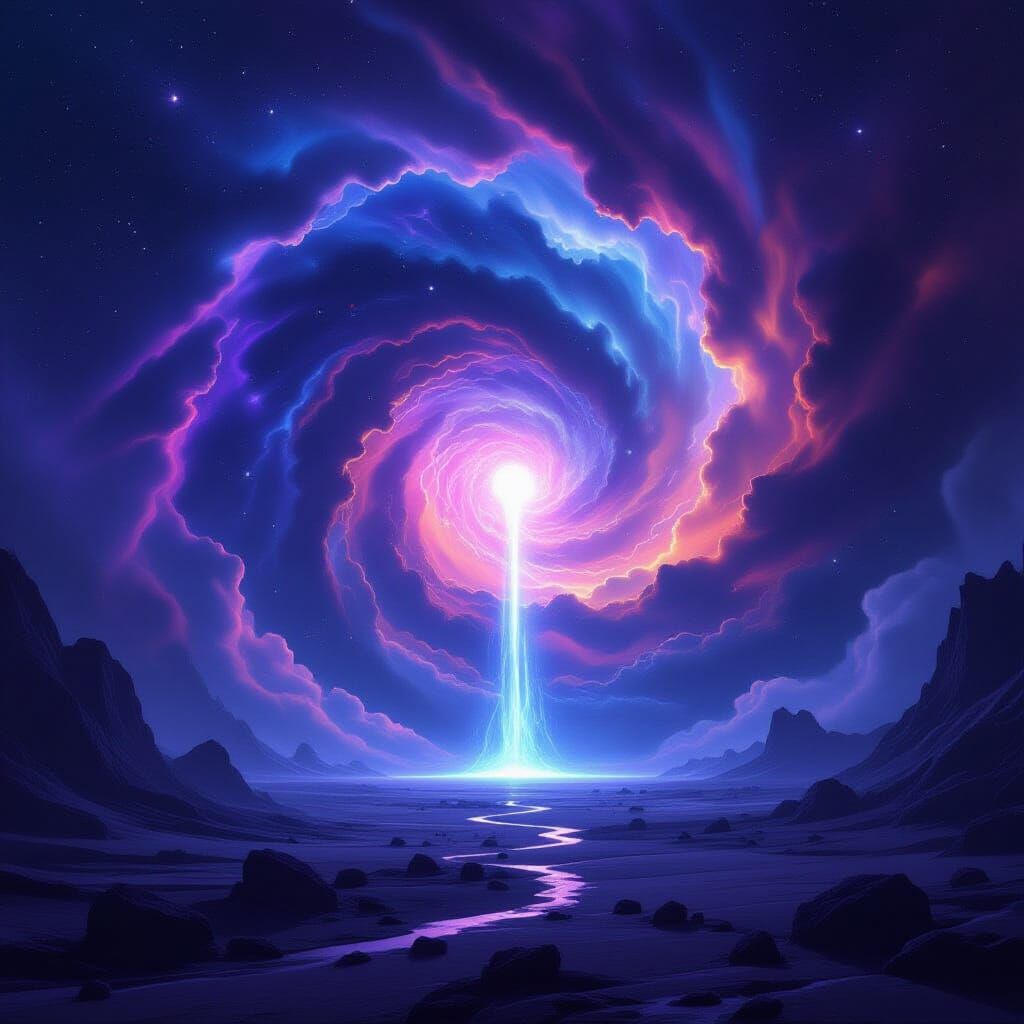 Cosmic Portal to Alien Landscape