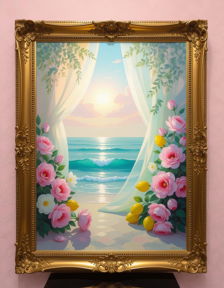 Altar: Impressionist Rococo Metamodern Painting