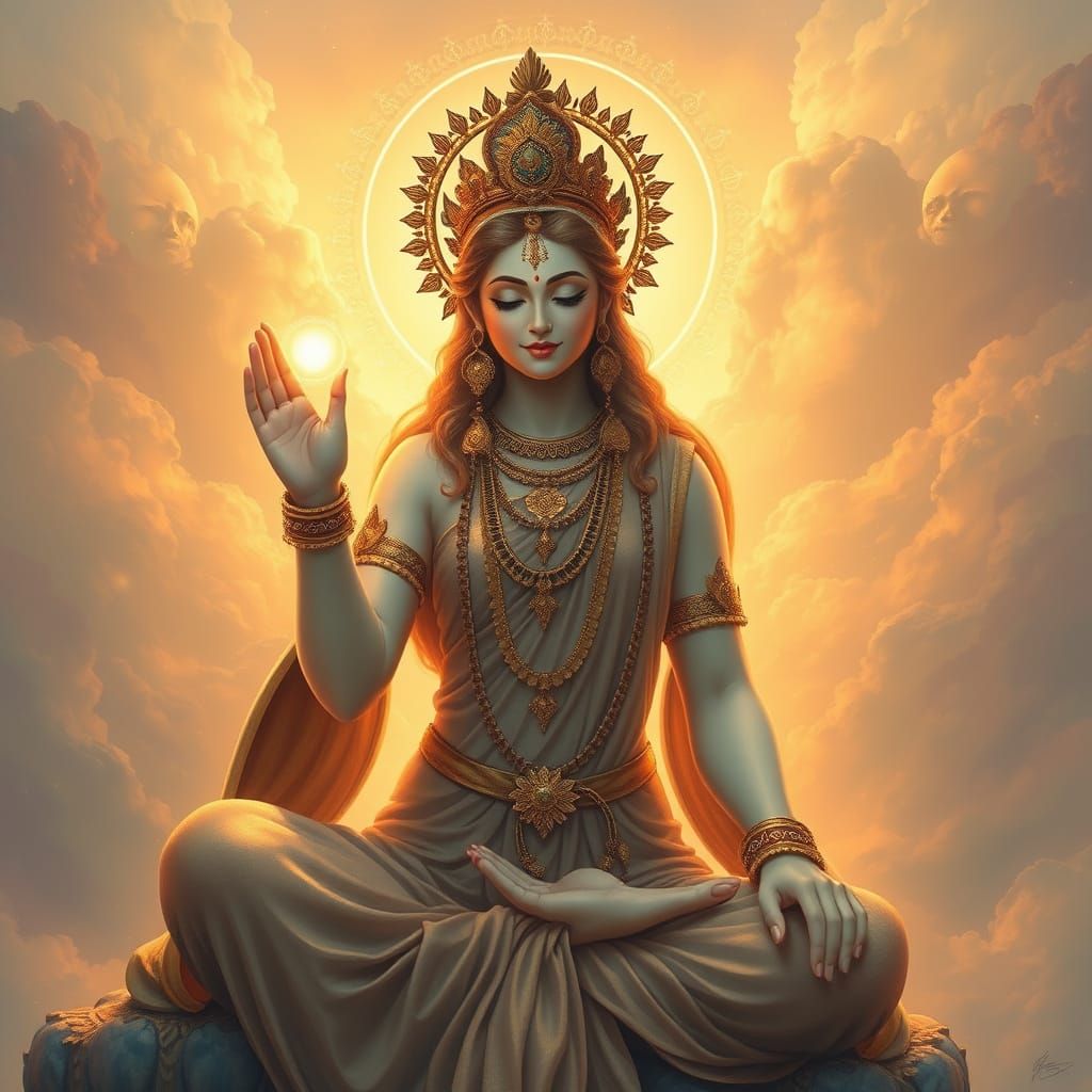 Goddess of Love and Affection Bestows Blessings