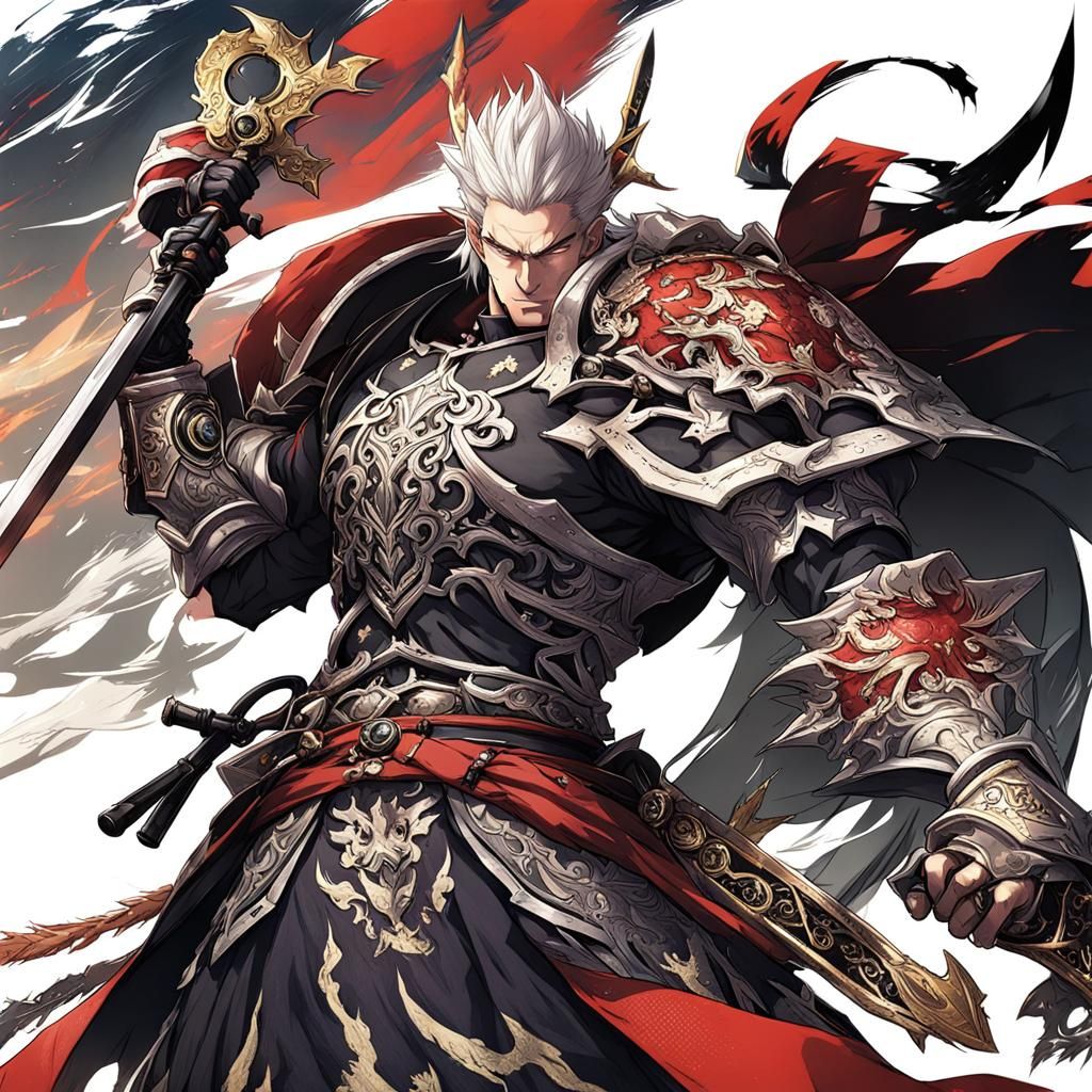 Asahi Brutus: Final Fantasy XIV Anime Art