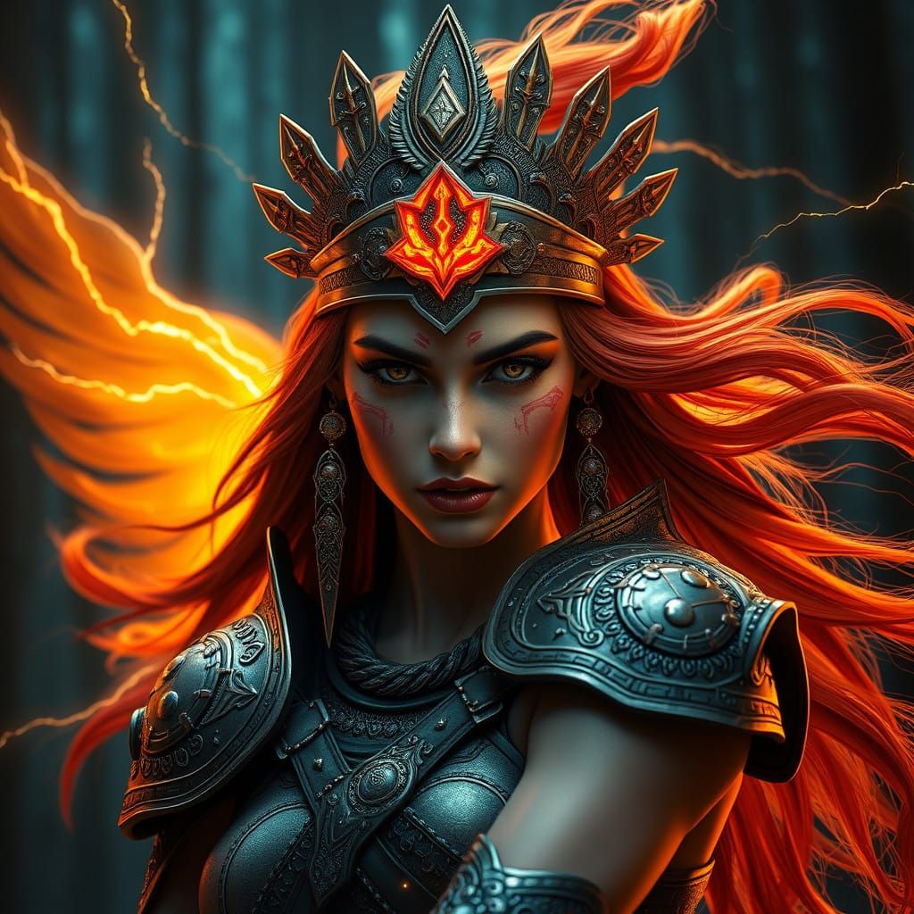 Regal Scorpio Warrior Embodies Inner Strength