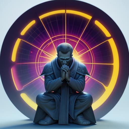 Prayer in 3D Style