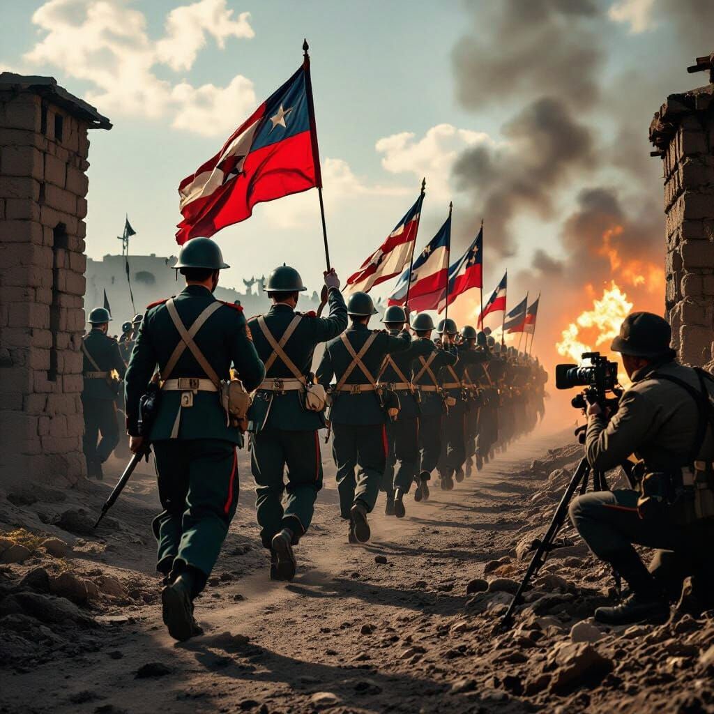 Soldiers Victorious, Filming YouTube Propaganda