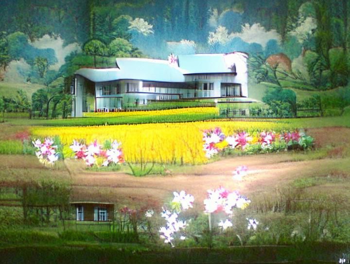 Charming Farmhouse in Blooming Countryside