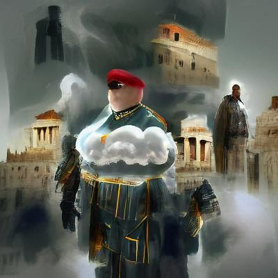 Roman Ghost Overseeing Italy: Concept Art