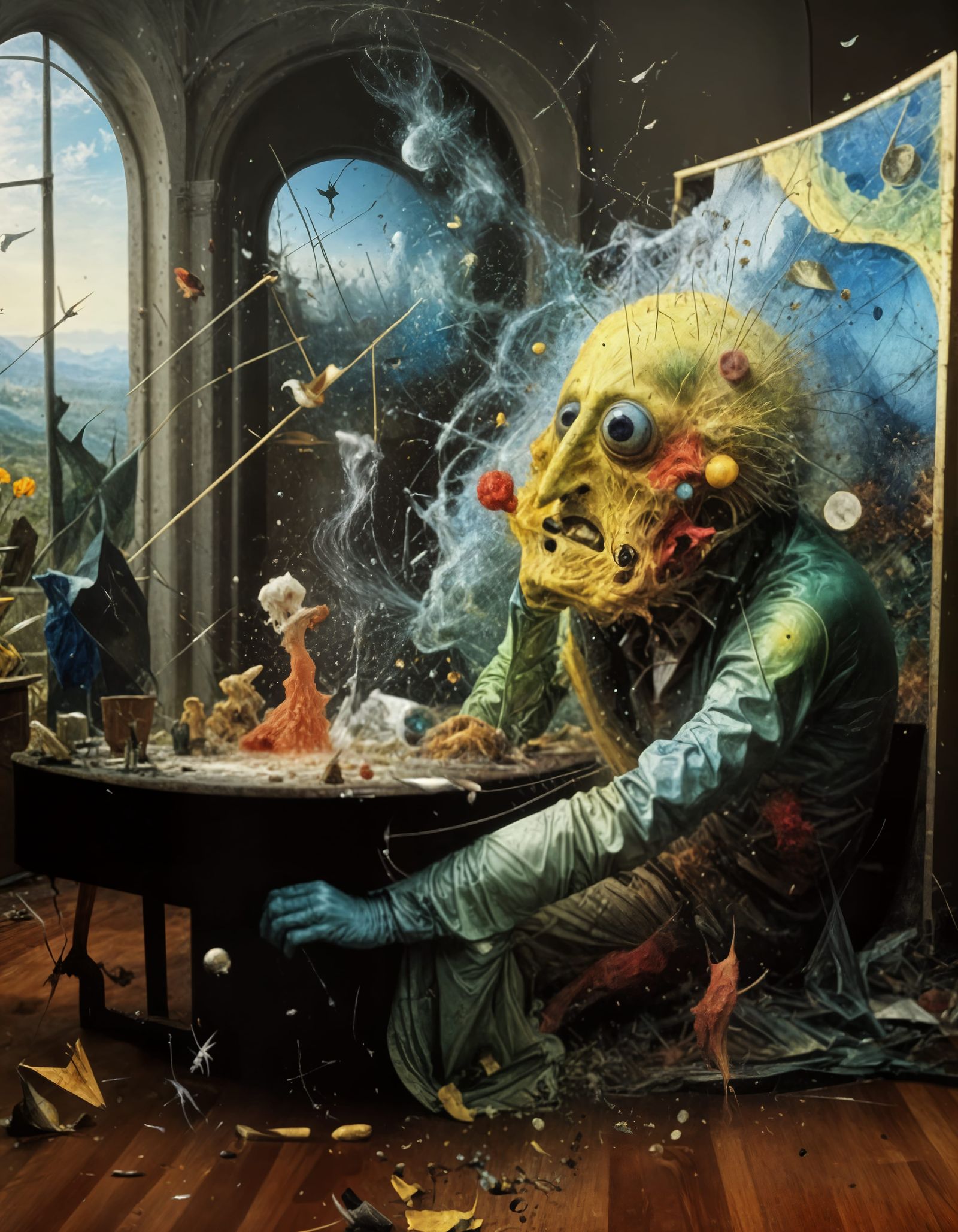 Sorry, I got the slides mixed-up. This is the image of Dr Freud after 24 hours in a modern world...