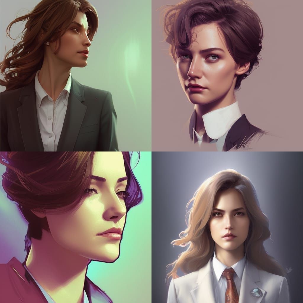 Woman in Suit: Hyperdetailed Portrait in Unreal Engine 5