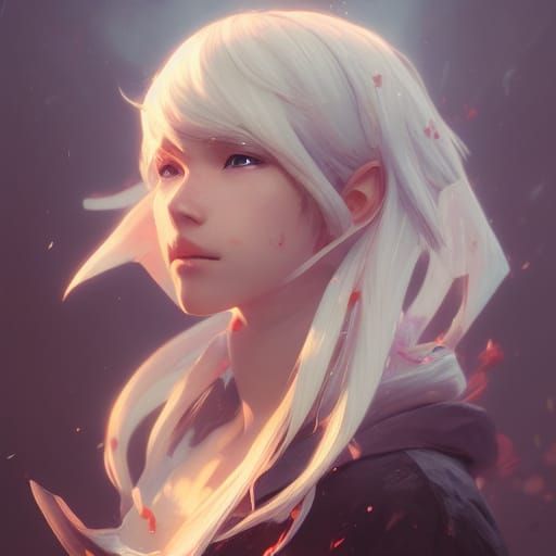 Hyperdetailed Portrait of Yukine in Unreal Engine 5