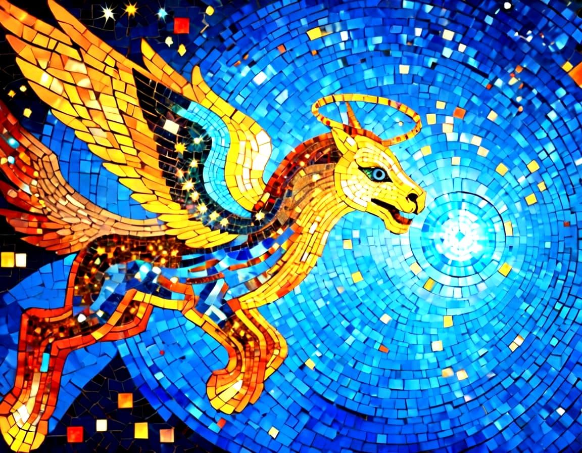 Angelic Astral Circuitry Mosaic