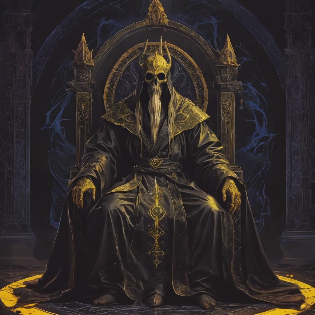 Hastur, Lovecraftian Horror God, Pop Art Style