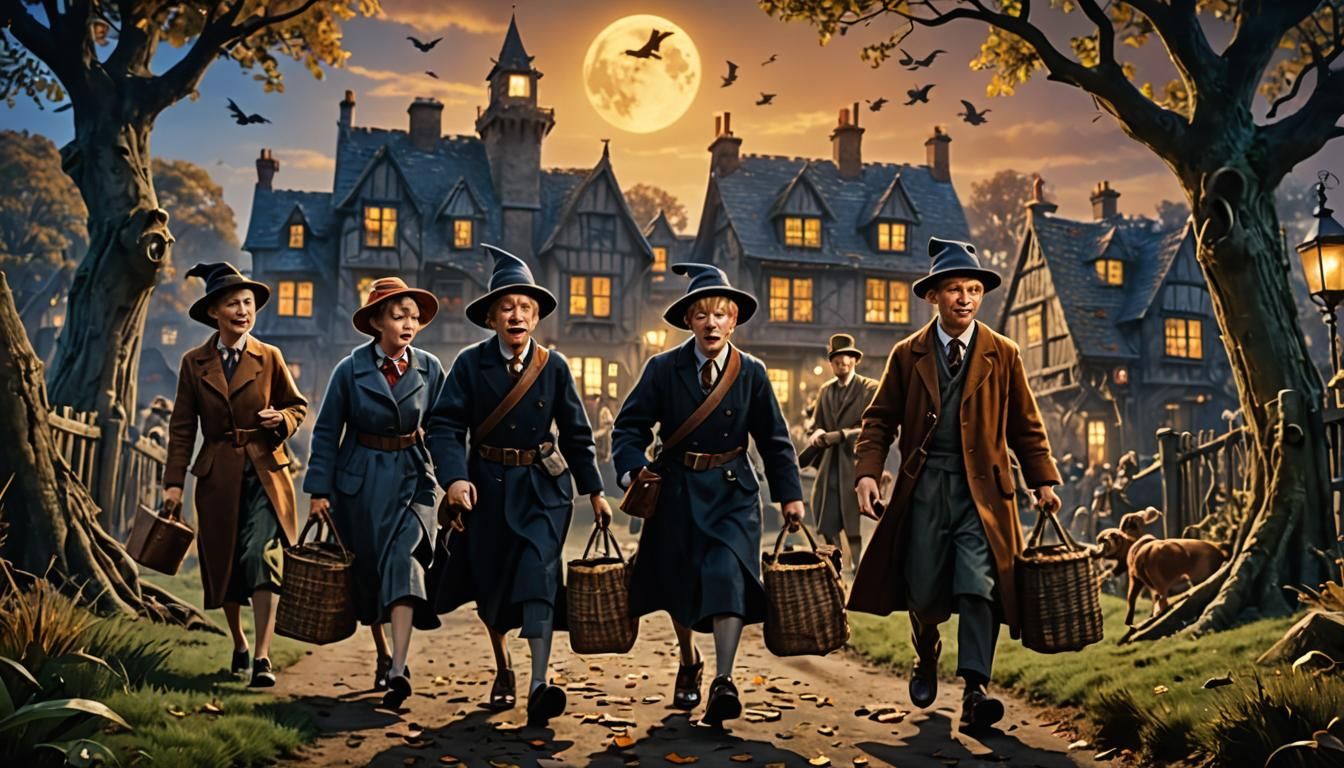 Bedknobs and Broomsticks: A Magical WWII Scene