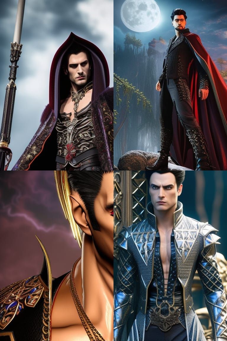 Photorealistic Portrait: Cain, The First Vampire