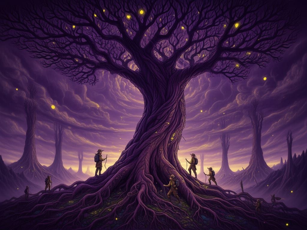 Colossal Ancient Tree with Skyscraper Roots