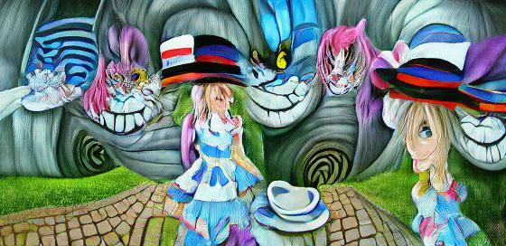 Alice in Wonderland Tea Party: Vivid Colors