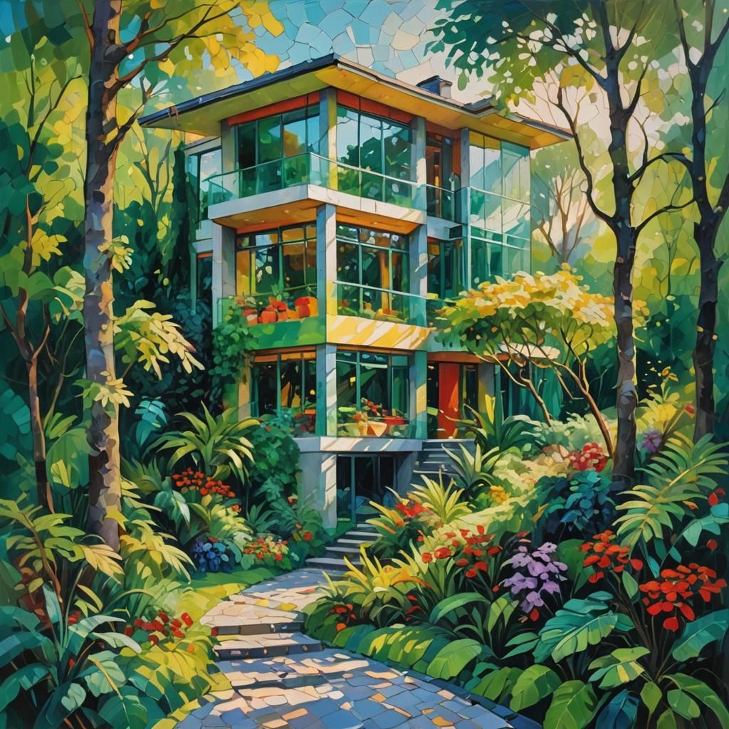 Luxurious Prague Villa in Neo-Impressionist Style