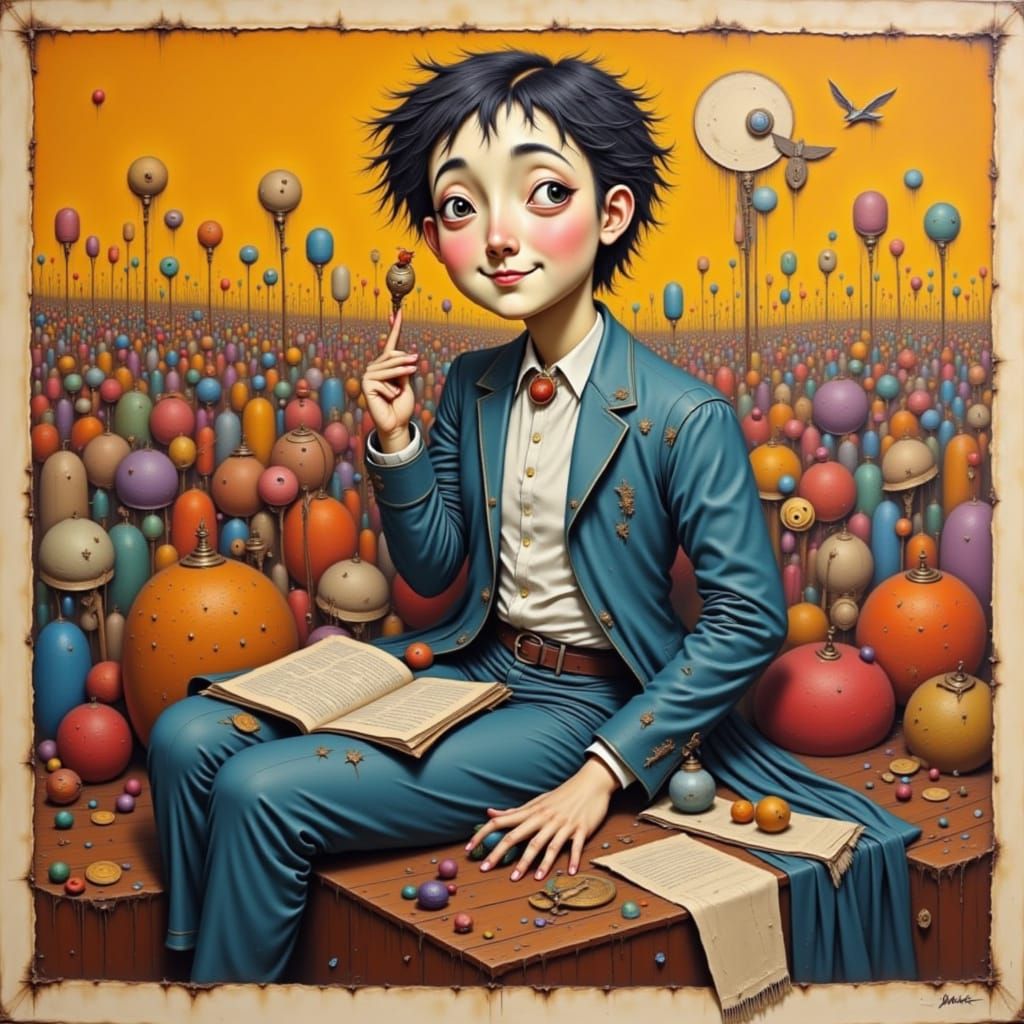 Stylized Man Portrait