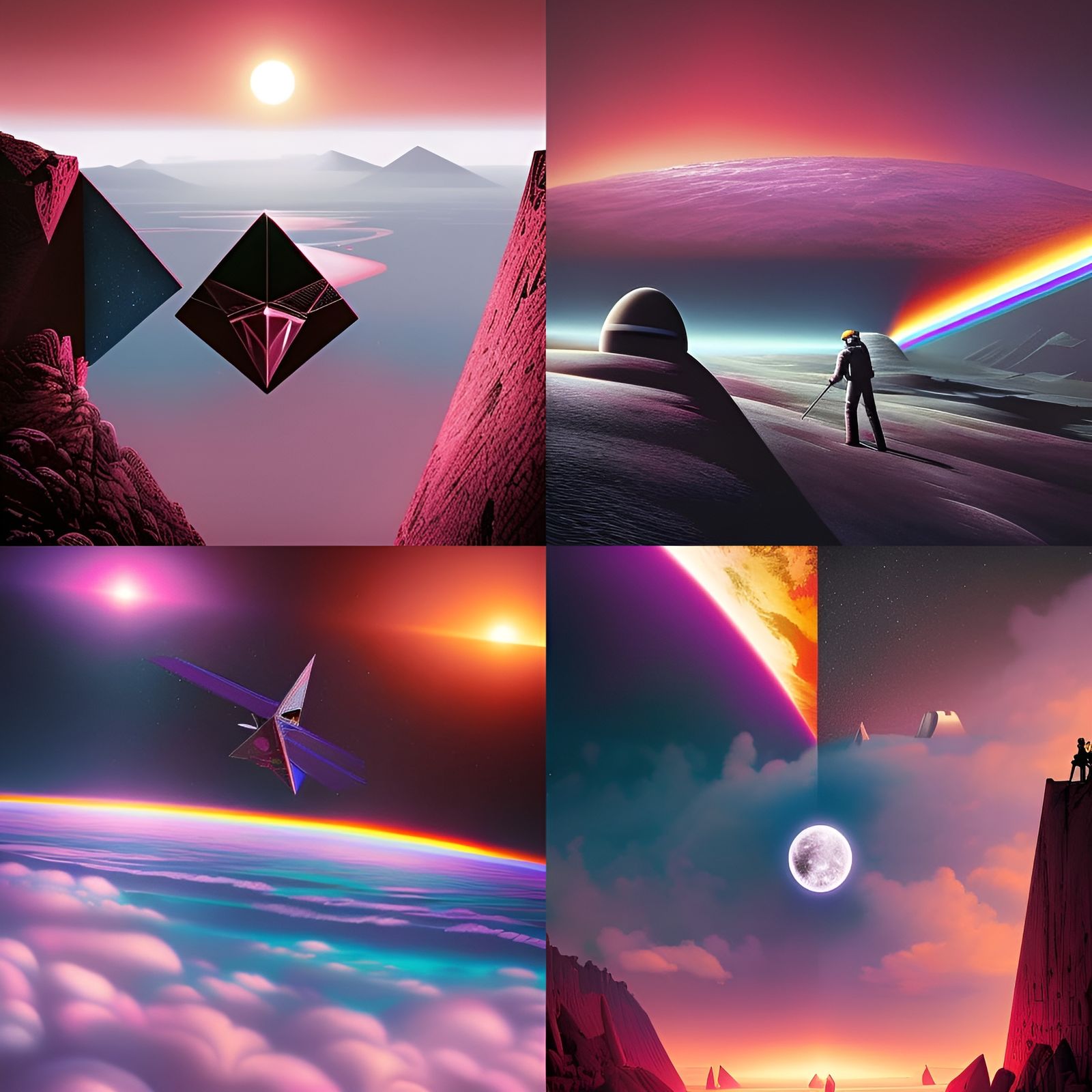 Dark Side of the Moon Album Cover Art