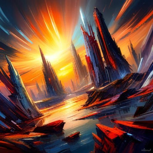 Vivid Supernova Explosion in Lush Starscape