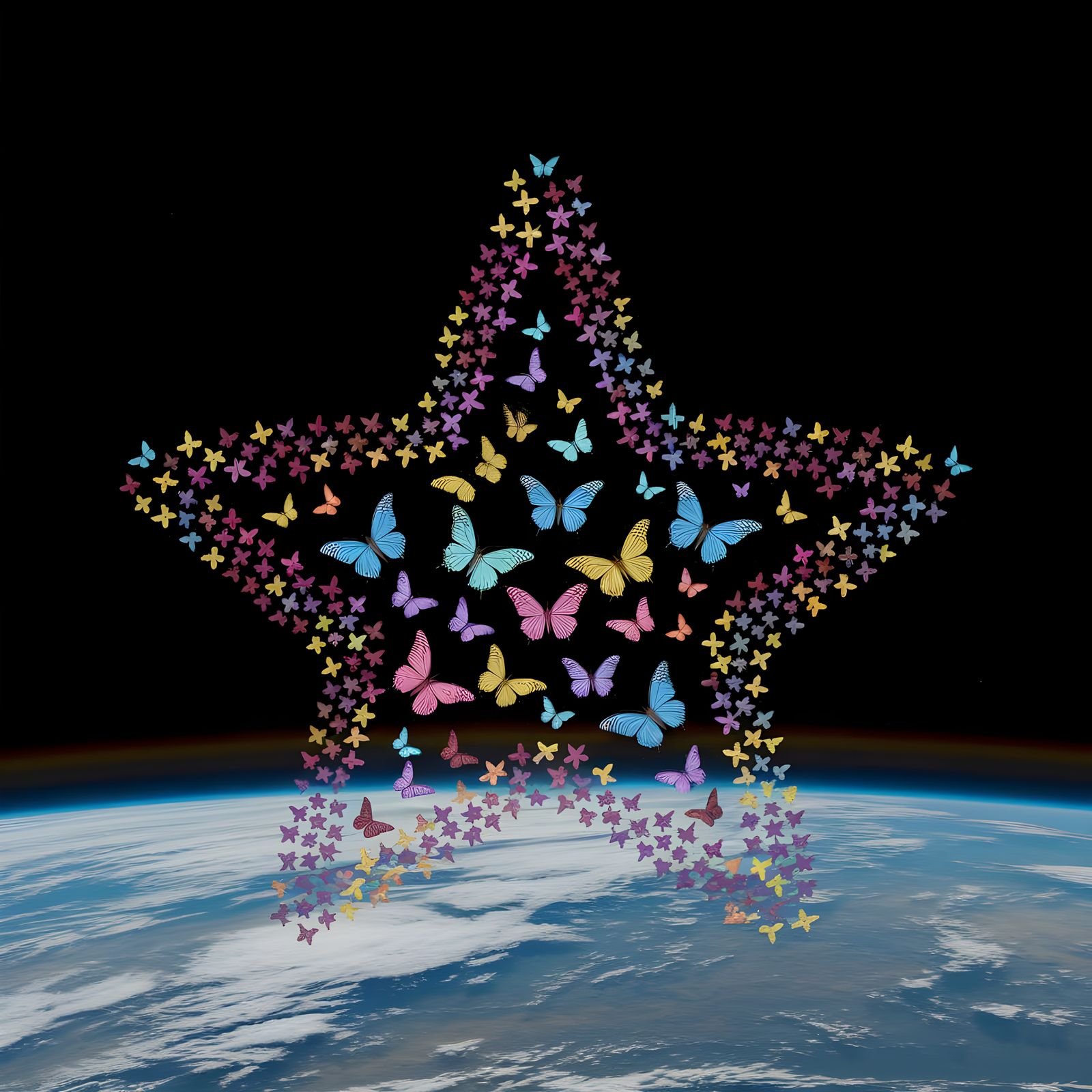 Butterflies Are The Stars of The Sky 🦋