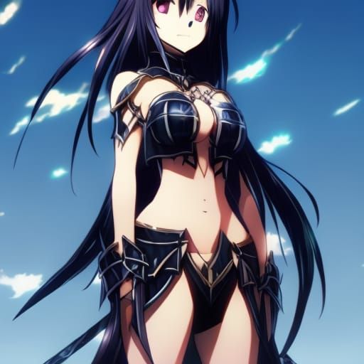 Anime Girl in Fantasy Bikini Armor