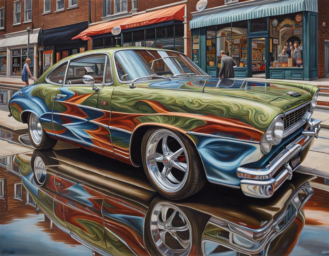 Hyperrealistic Car Painting