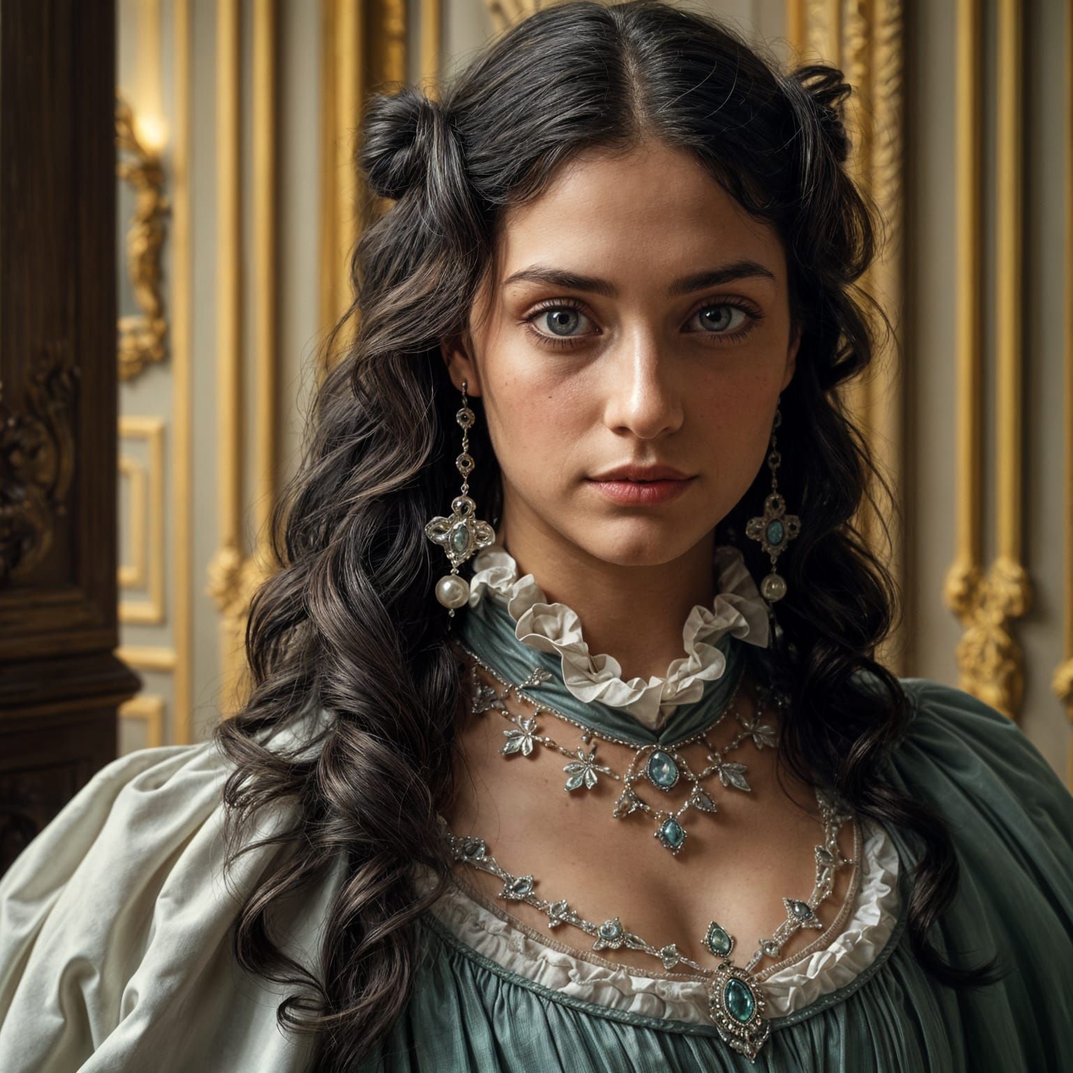 Portrait of a Woman in the Style of Rafael Santi