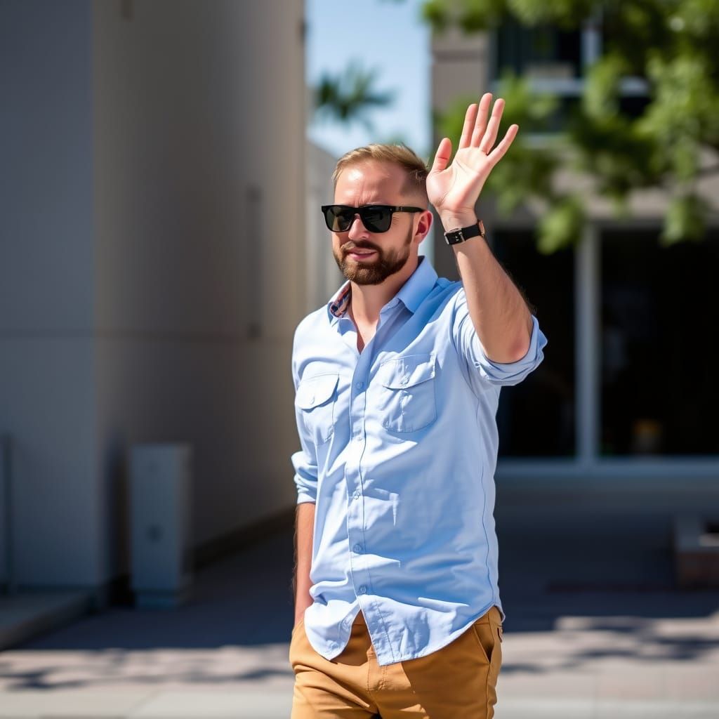 A Cool Guy on a Sunny Day