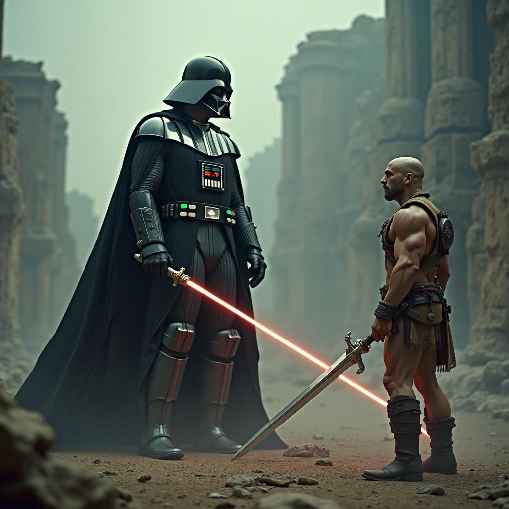 Epic Clash: Darth Vader vs He-Man