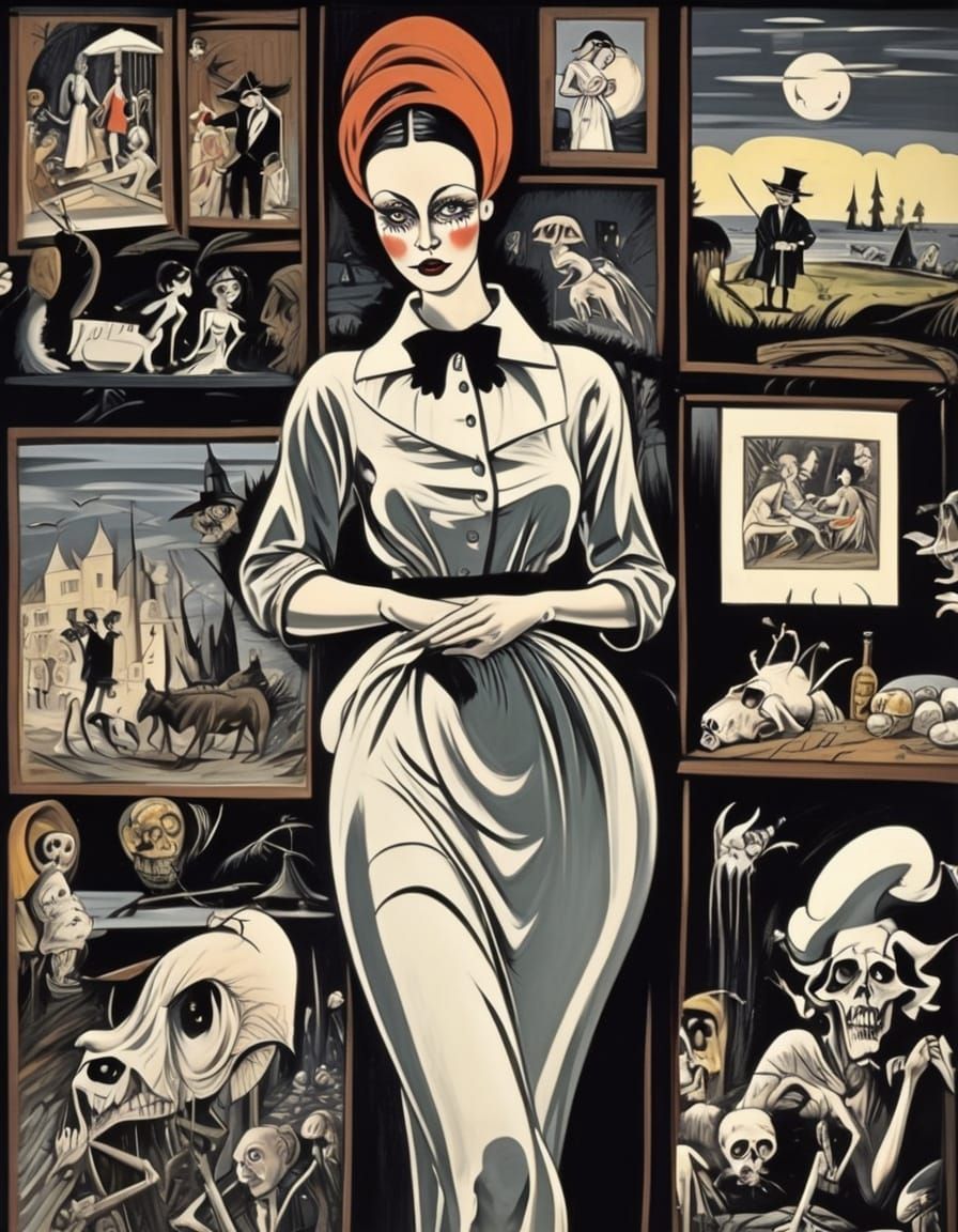 Macabre Fantasy Art Inspired by Masters