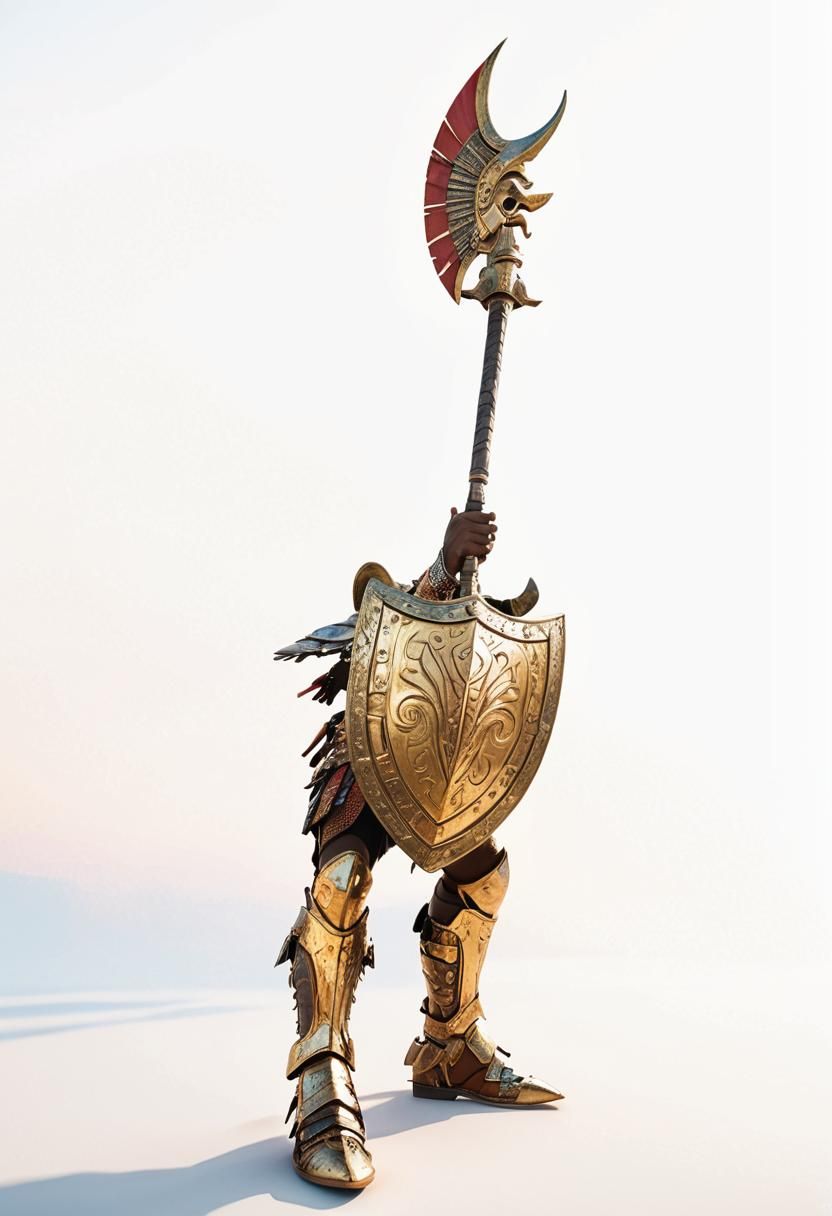 Epic African Warriors Charging into Battle