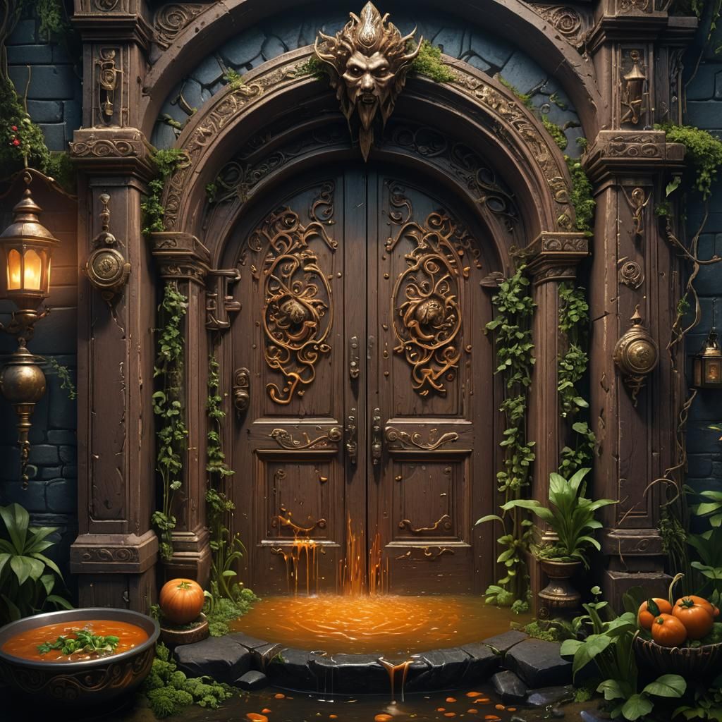 Door God Makes Weird Soups: Fantasy Concept Art