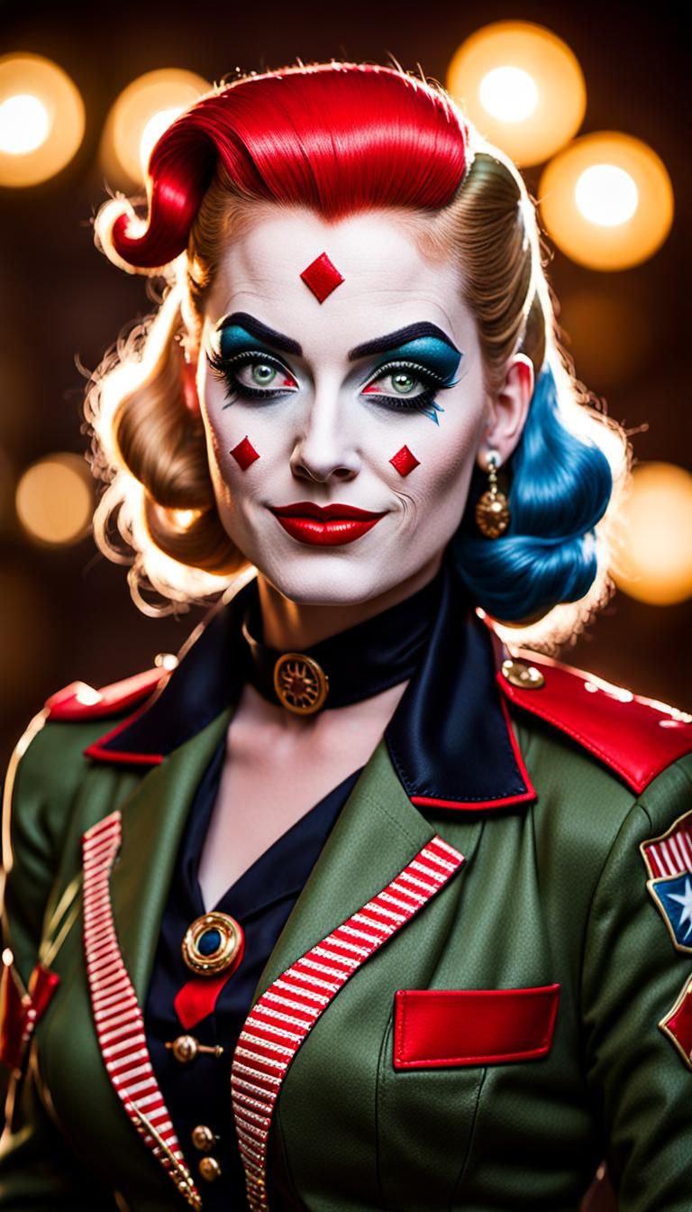 1940s Harley Quinn as Boogie Woogie Bugle Boy