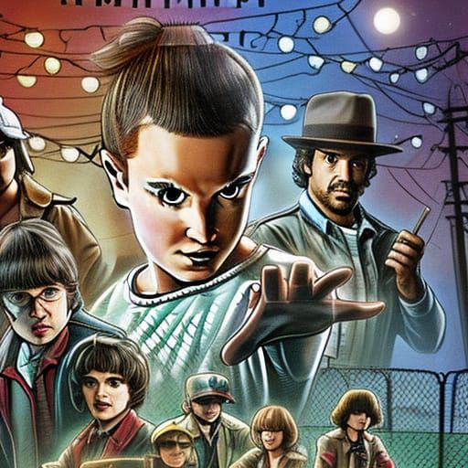 AI Interpretation of Stranger Things