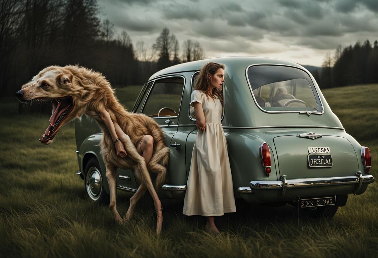 Eldritch Alien Pets in Magical Realism Style