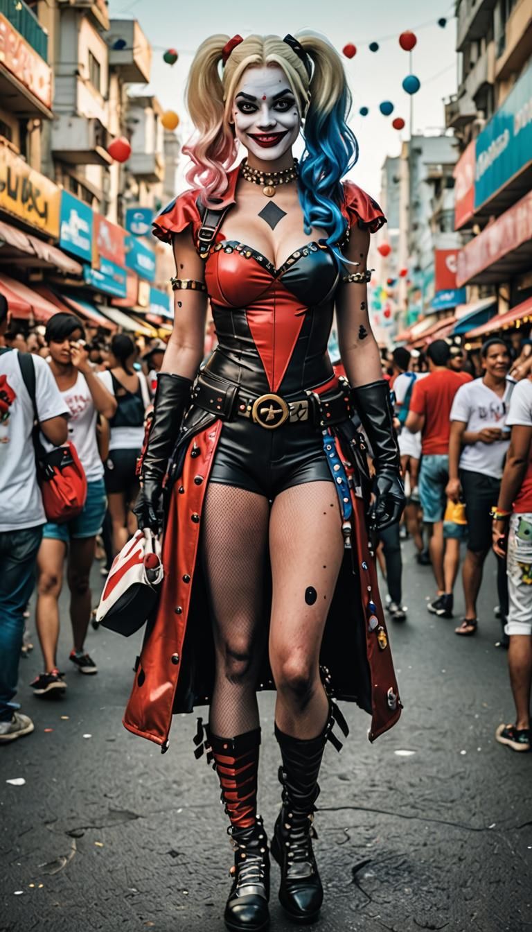 Harley Quinn Celebrates Rio Carnival