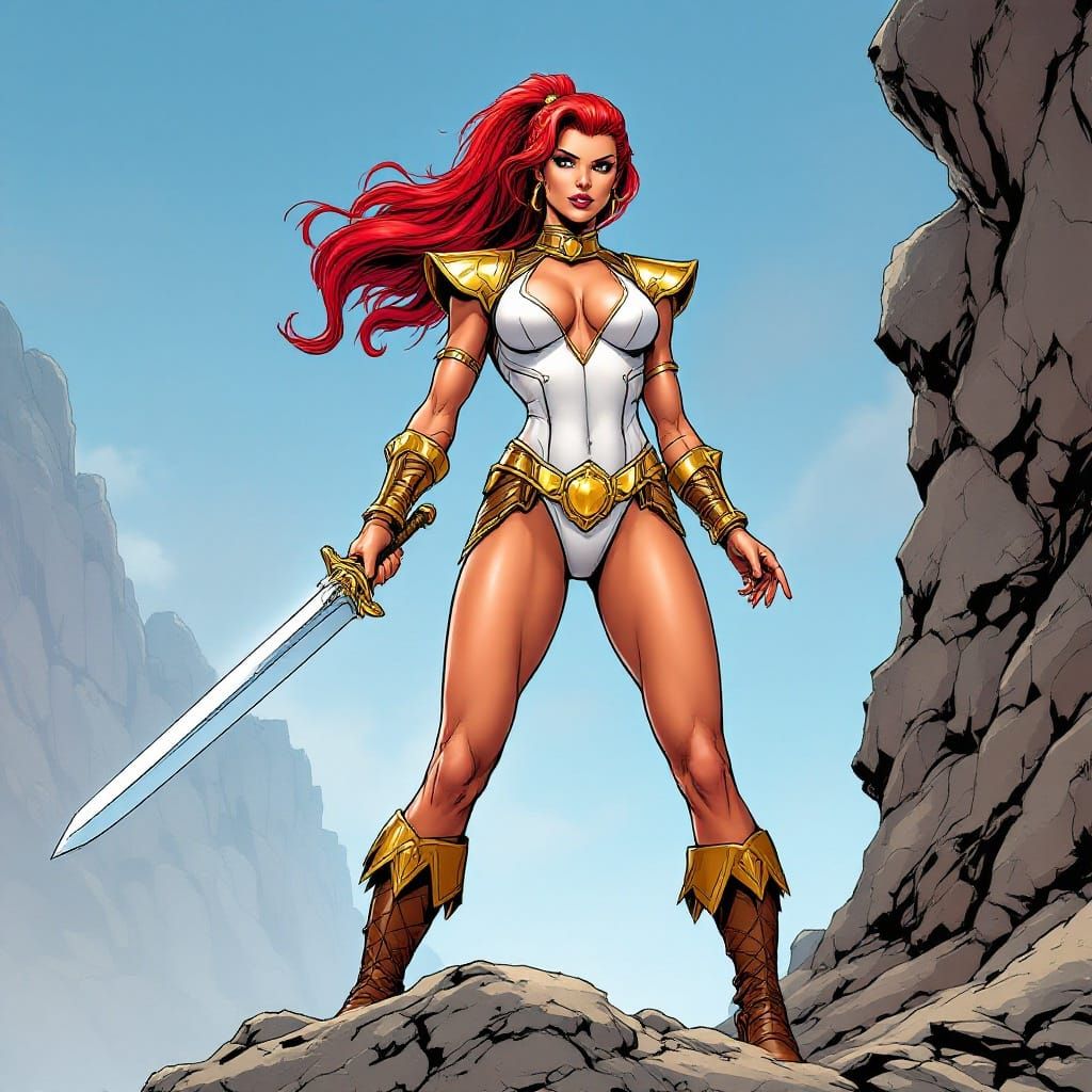 Teela in Epic Comic-Book Art