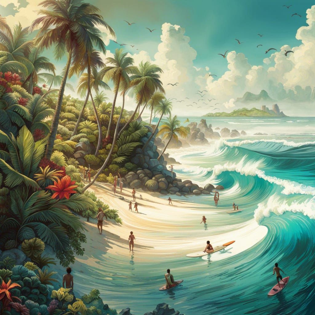 Beautiful tropical beach