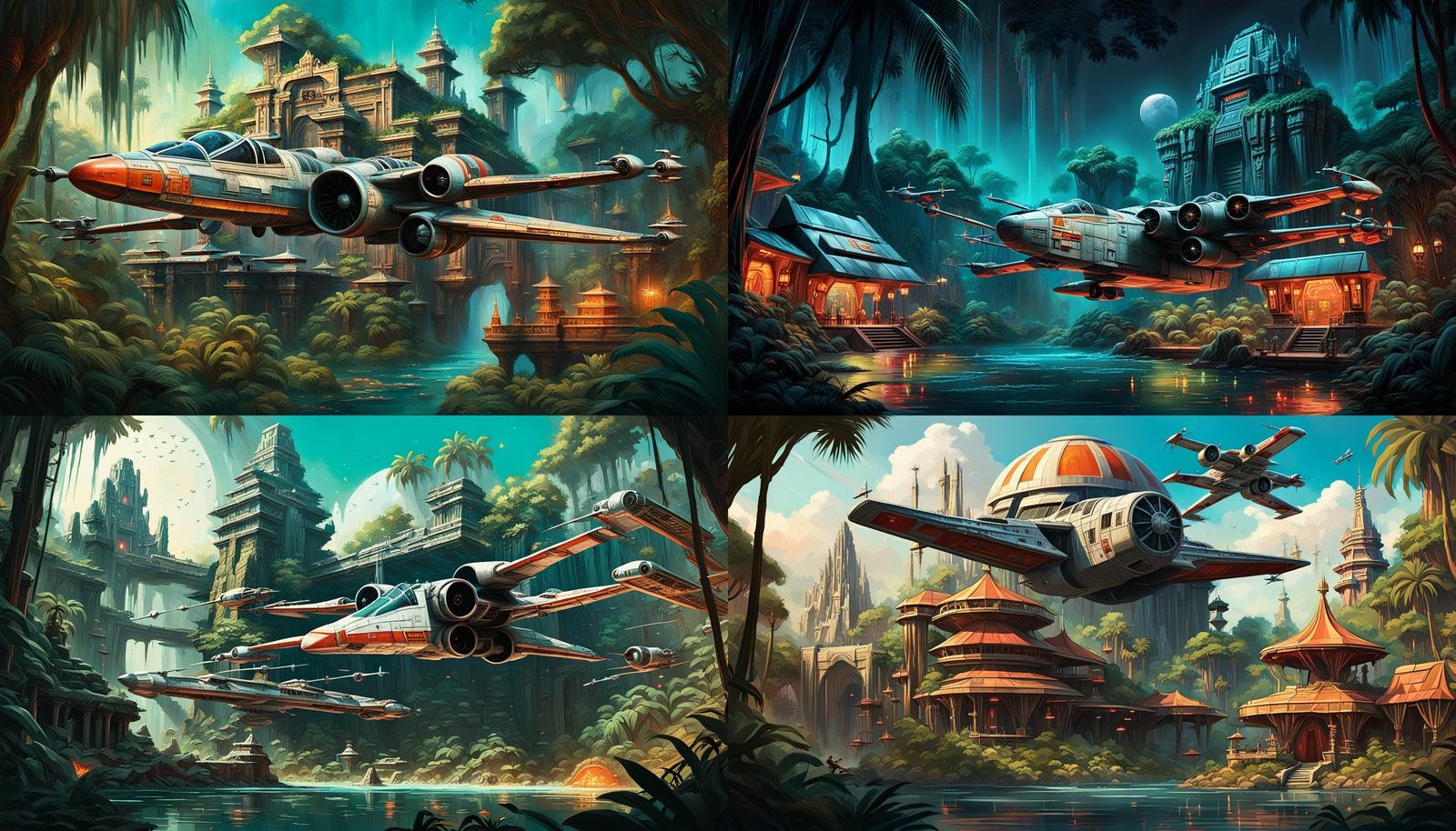 Adventureland Meets Star Wars Concept Art