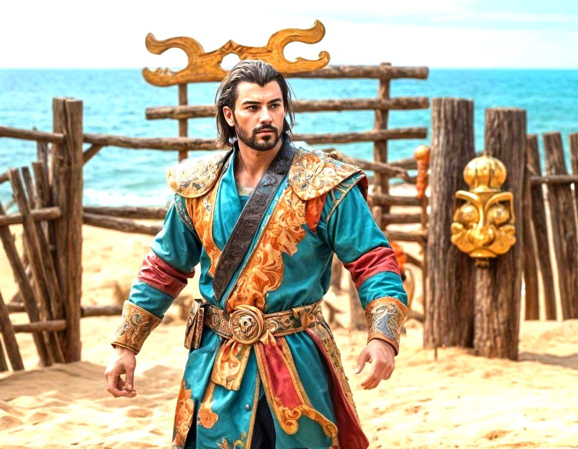 Crimean Tatar Warrior with Precise Colors