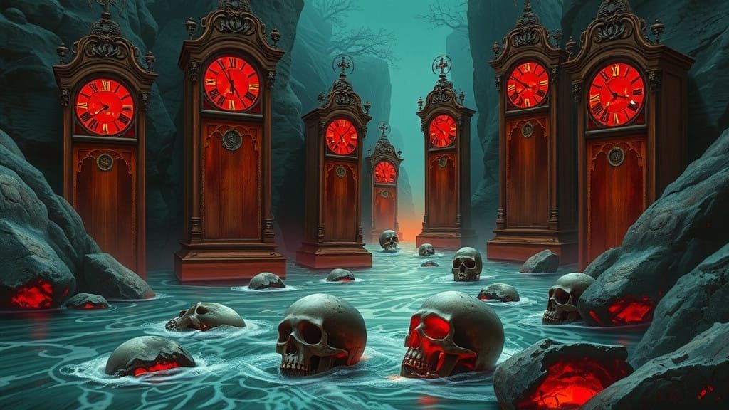 Mystical River of Timeless Guardians