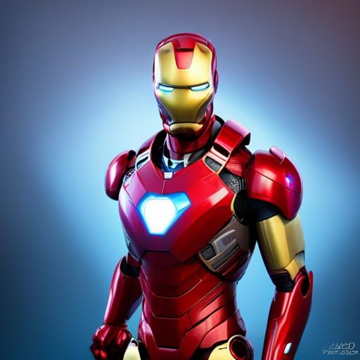 Ironman in Pixar Style 3D Digital Art