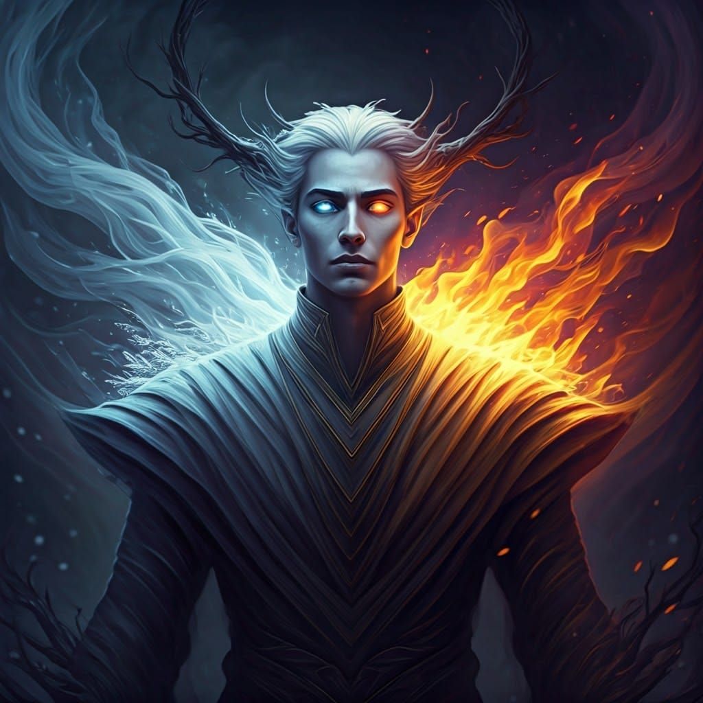 Elemental Deity of Seasons: Digital Concept Art