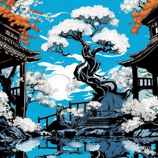 AI Generated Image of Serenity Pond