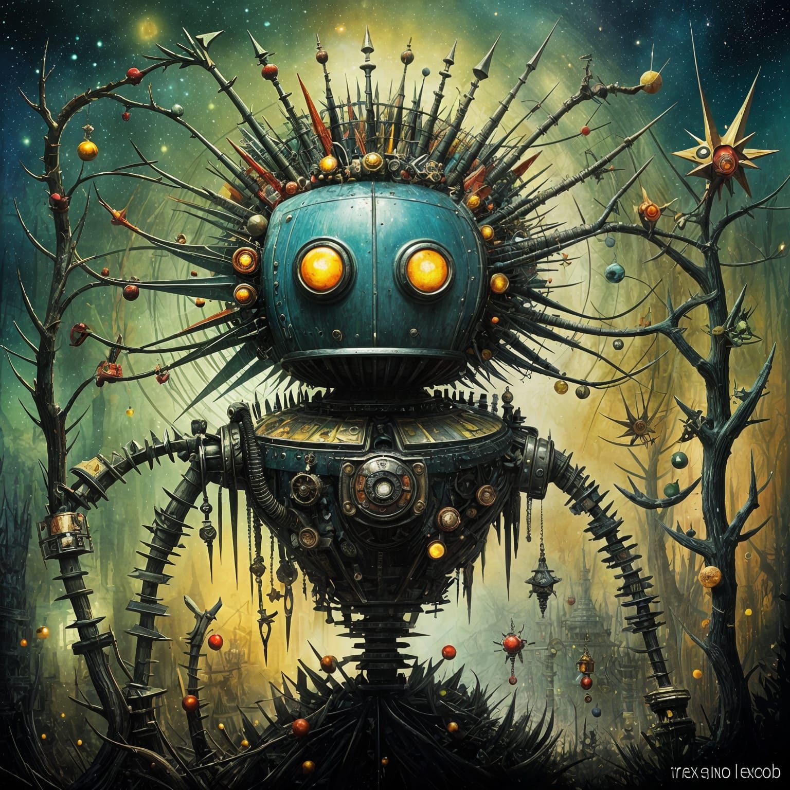 The jew among thorns -  a robot fairy tale