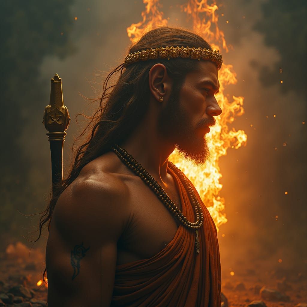 Khmer God of Regret and Power